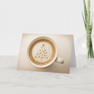 Cartão De Festividades Café Natal Italiano