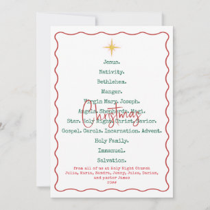 Cartão De Festividades Calendário 2025 Natal Natal Jesus Religioso