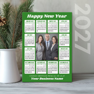 Cartão De Festividades Calendário 2027 - Foto Empresarial Vertical