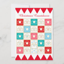 Calendário do Advento Vintage Personalizável