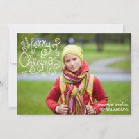 Caligrafia de Natal Whimsical suga sua foto