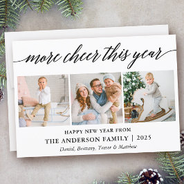 Cartão De Festividades Caligrafia Moderna Mais Saúde Este Ano 3 Foto