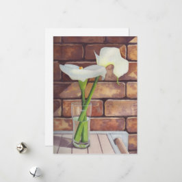 Cartão De Festividades Calla Lily