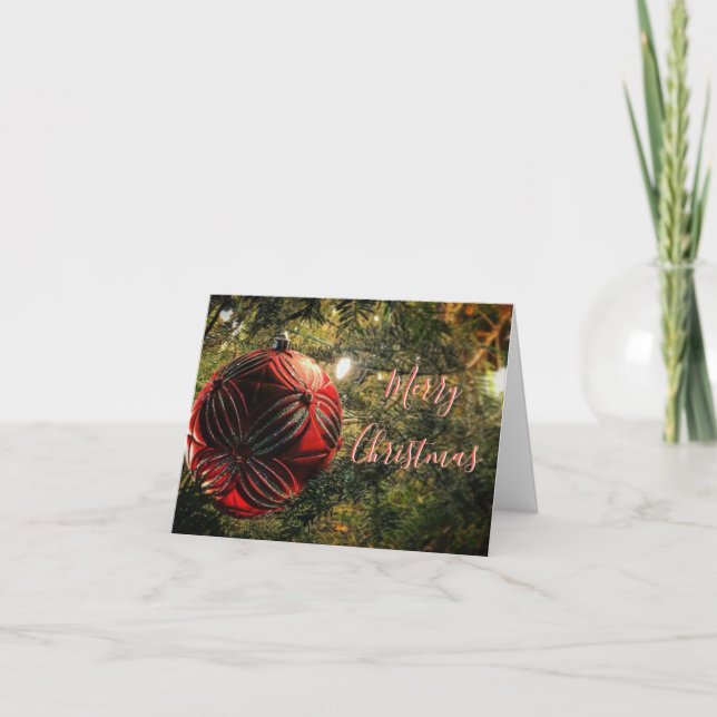 Cartão De Festividades Calor da época natalícia (Frente)