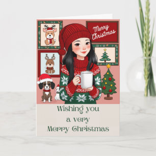 Cartão De Festividades Calor de inverno