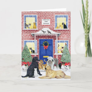 Cartão De Festividades Calor de Natal