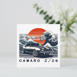 Cartão De Festividades Camaro Z28, 1967