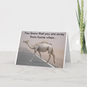 Cartão De Festividades Camel c