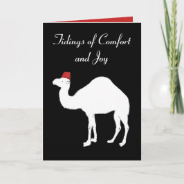 Cartão De Festividades Camel Comfort and Joy Christmas Card