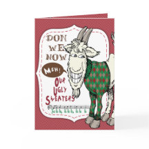 Camisa de Natal Feia e Divertida Carta de Férias d