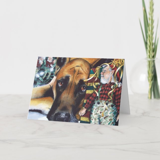 Cartão De Festividades Camuflado (Frente)