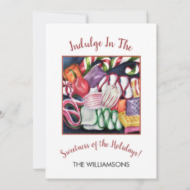 Cartão De Festividades Canais de Natal