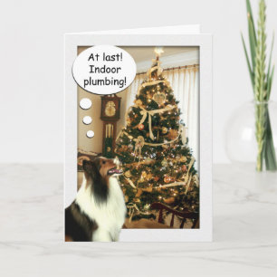 Cartão De Festividades Canalização interior