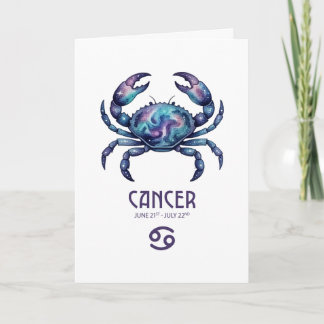 Cartão De Festividades Cancer Birthday Card