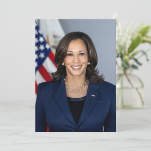 Cartão De Festividades Candidato Kamala Harris EUA 2024