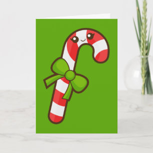 Cartão De Festividades Candy Cane de Natal