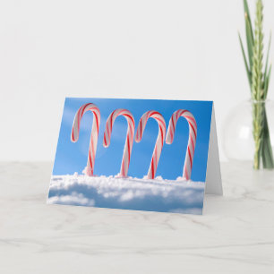 Cartão De Festividades Candy Canes
