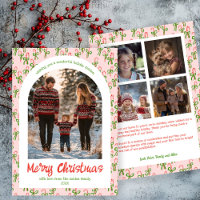 Candycanes Cor-de-rosa Red Christmas Custom Arch 5