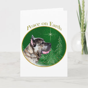 Cartão De Festividades Cane Corso Peace
