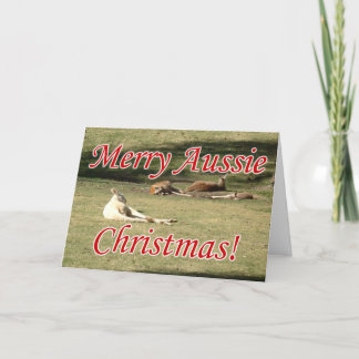 Cartão De Festividades Cangurus