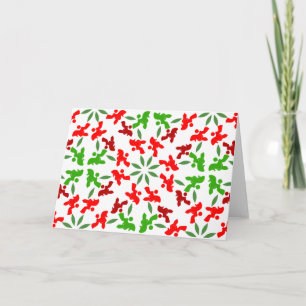 Cartão De Festividades Caniches do Natal