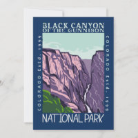 Cantão Negro Do Parque Nacional Gunnison