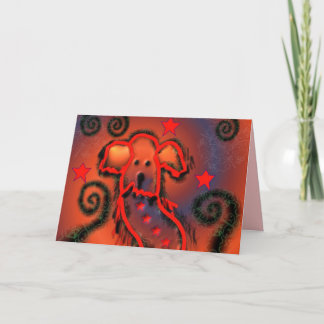 Cartão De Festividades Cão do partido