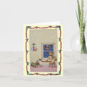 Cartão De Festividades Cãozinho giro e doce de pai