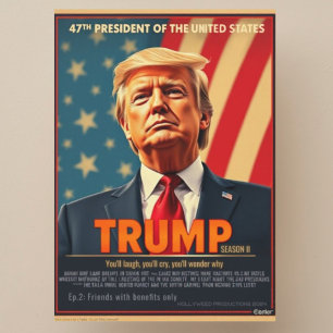 Cartão De Festividades Capa da série irônica e divertida Donald Trump 202