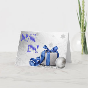 Cartão De Festividades Captioner and Court Reporter Christmas