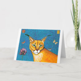 Cartão De Festividades Caracal