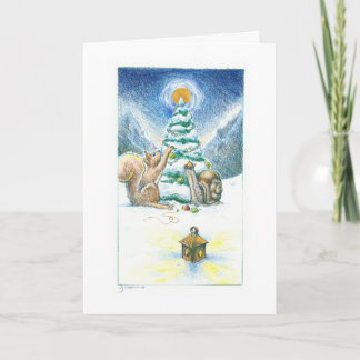 Cartão De Festividades Caracol e esquilo III: Decoração