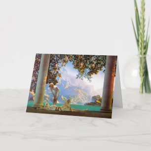 Cartão De Festividades Card:  "Daybreak" - by  - Maxwell Parrish