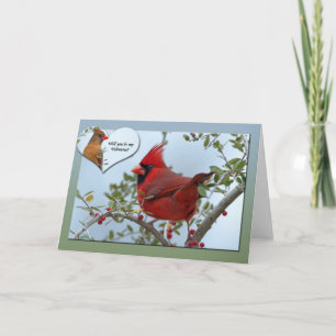 Cartão De Festividades Cardinals Valentine