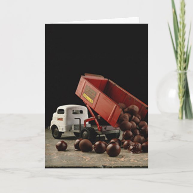 Cartão De Festividades Carga de Agradecimentos (Frente)