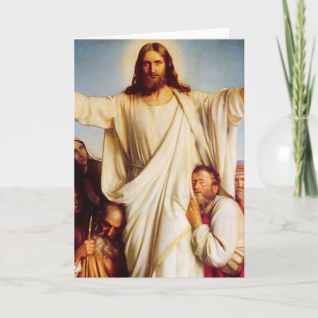 Cartão De Festividades Carl Heinrich Bloch - Consolator (Frente)