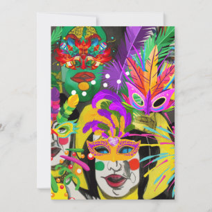 Cartão De Festividades Carnaval do Brasil