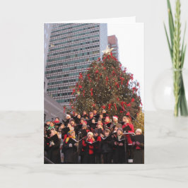 Cartão De Festividades Carol Singers