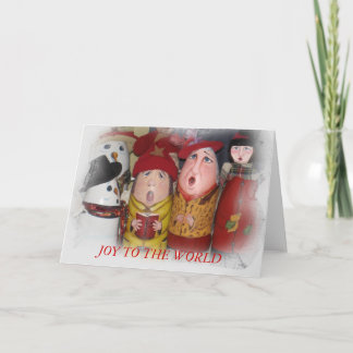 CARTÃO DE FESTIVIDADES CAROLERS