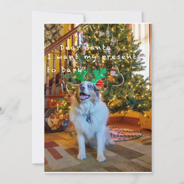 Cartão De Festividades Caros Papais noeis (Frente)