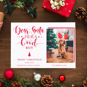 Cartão De Festividades Caros Papais noeis de Natal   Foto Personalizada D