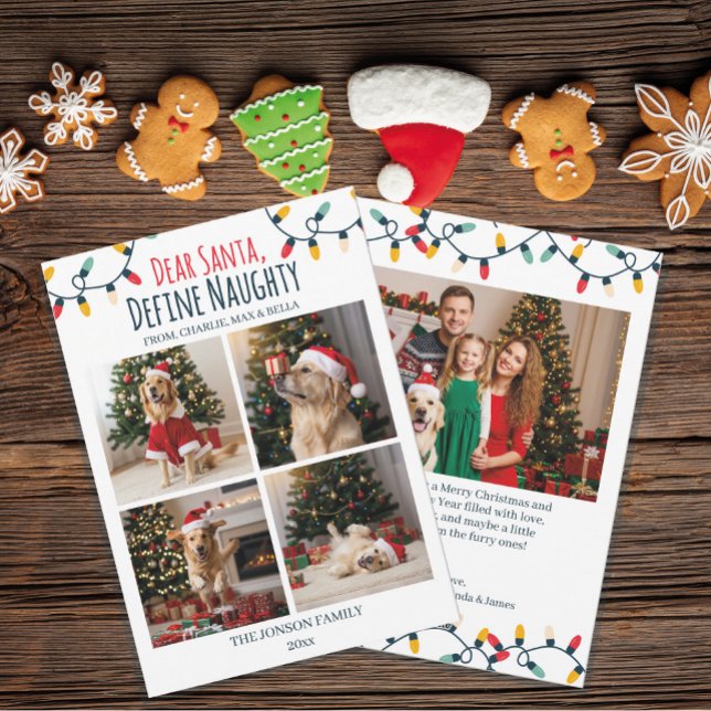 Cartão De Festividades Caros Papais noeis Nojentos Felizes Natal 5 Fotos (Criador carregado)