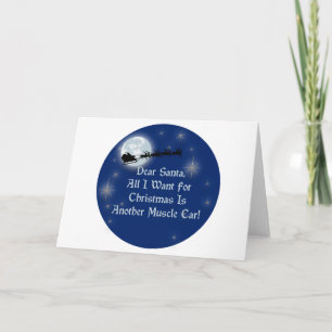 Cartão De Festividades Caros Papais noeis, Tudo O Que Quero Para O Natal