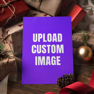 Cartão De Festividades Carregar imagem personalizada - Adicione a sua par