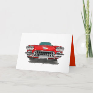 Cartão De Festividades Carro do músculo