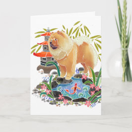 CARTÃO DE FESTIVIDADES CARTA DE ARTE SONG MAO