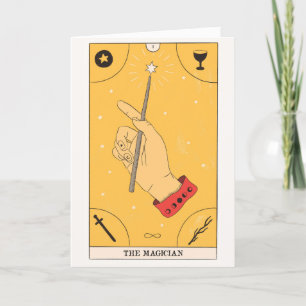 Cartão De Festividades Carta de tarot de mágico Arcano Maior capacidade d