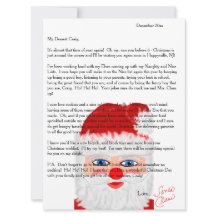 Carta do Papai Noel Carta Personalizada