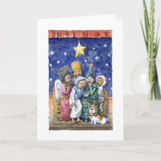 Cartão De Festividades "Cartão de Natal da representação histórica"