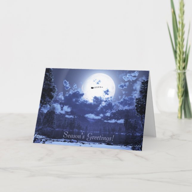 Cartão De Festividades "Cartão de Natal do passeio" (Frente)